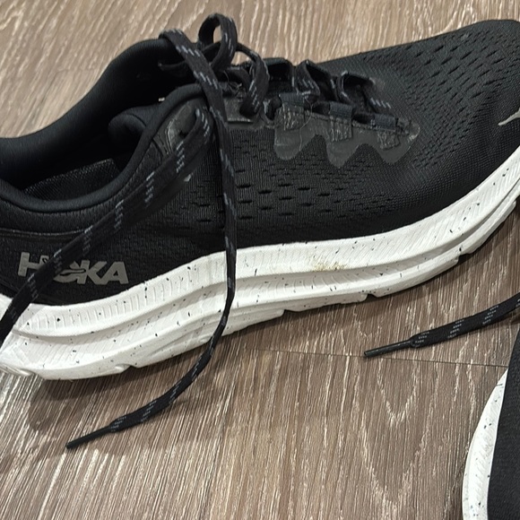 HOKA Black and White Sneakers - Picture 5 of 6